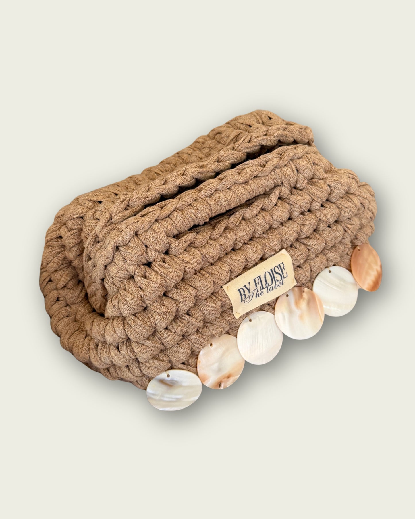 Cotton Pearl Clutch