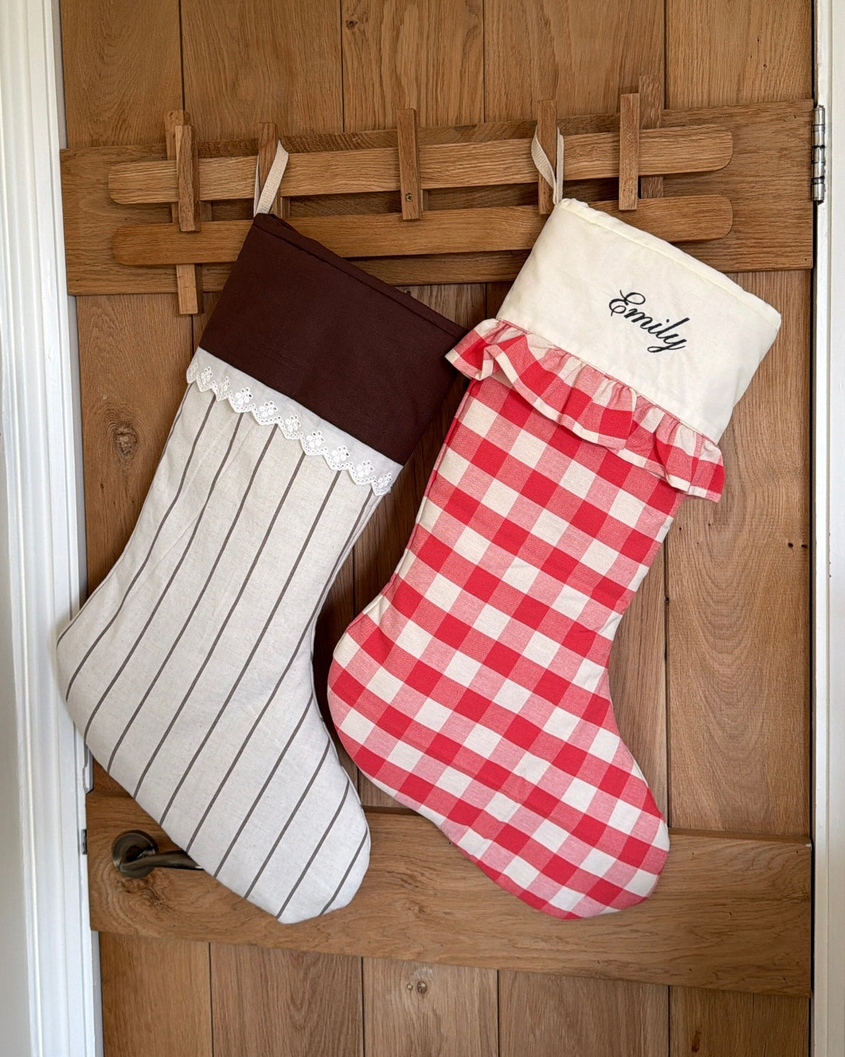 Embroidered Christmas Stocking PRE ORDER