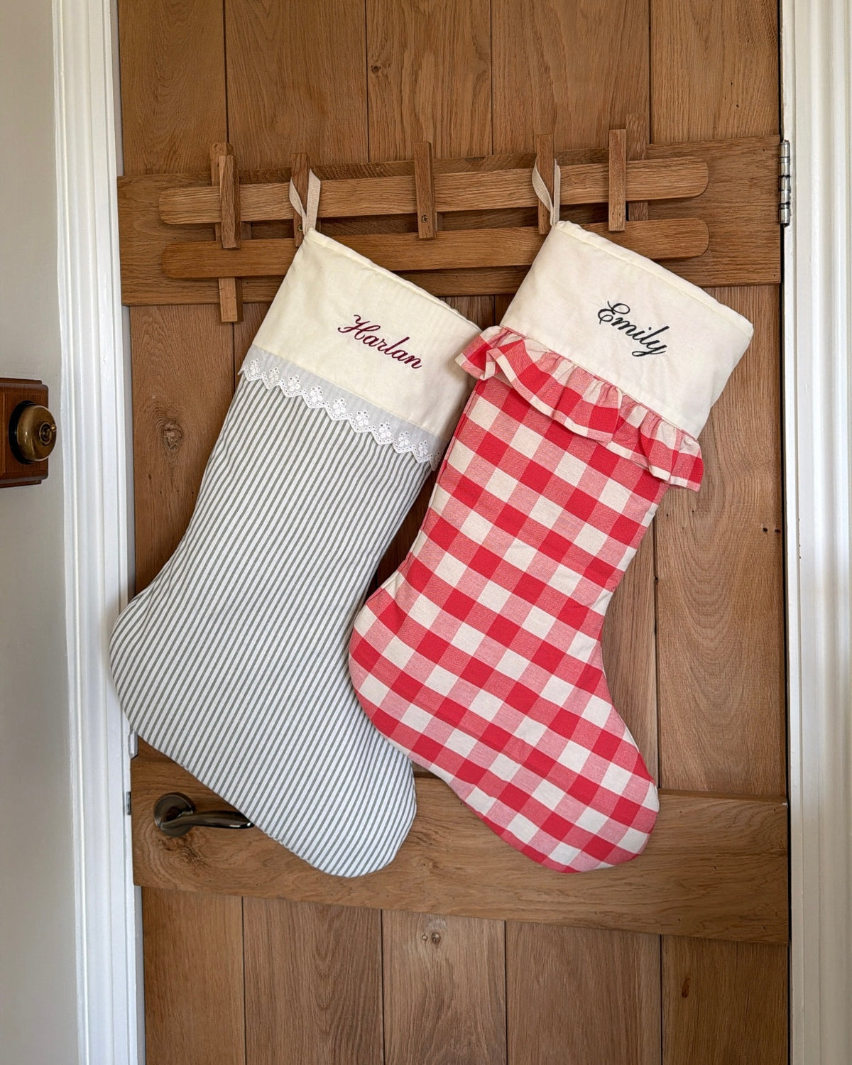 Embroidered Christmas Stocking PRE ORDER