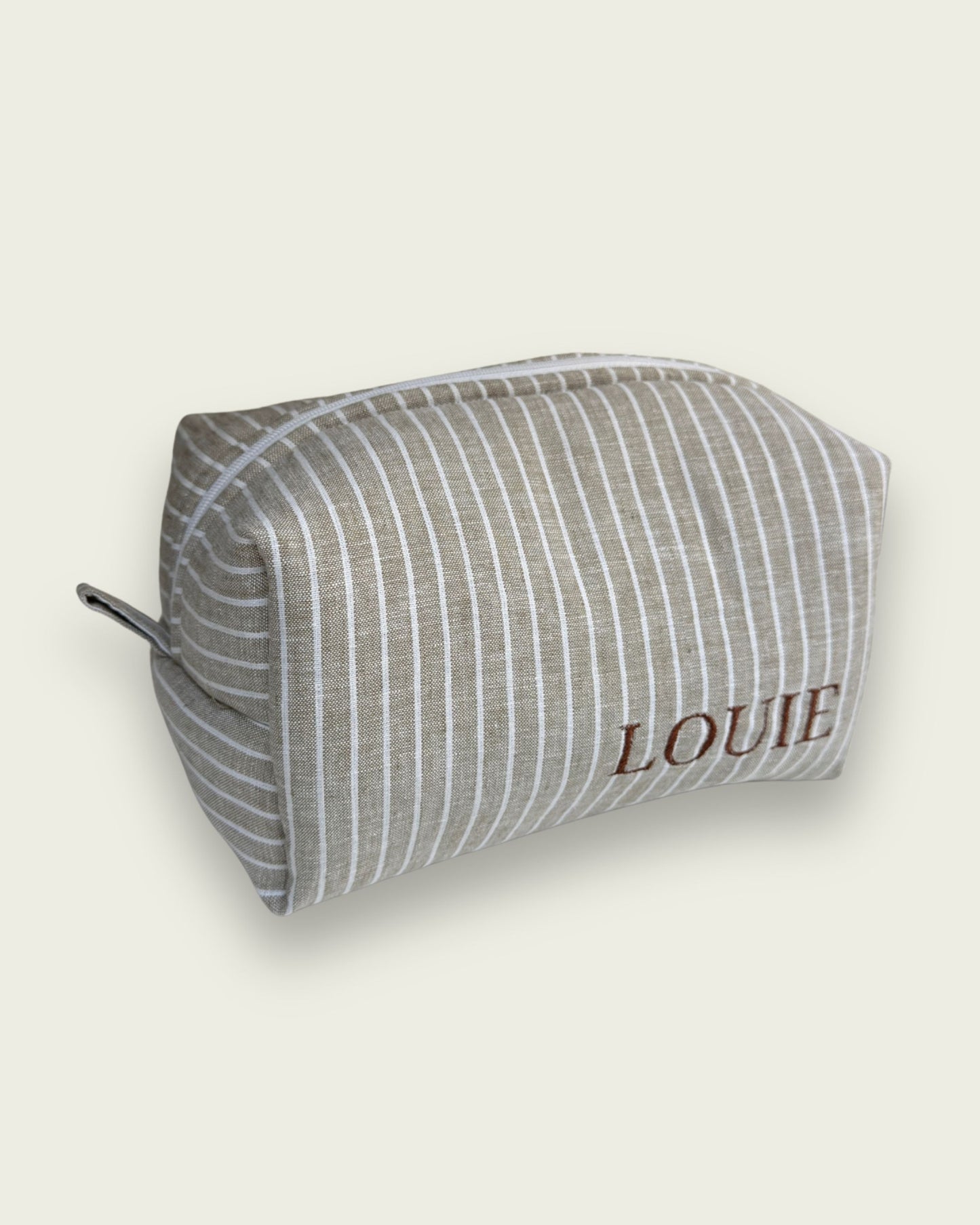 Stripe linen cotton